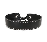 Western Street Wear Ceinture pour femme Rivet clouté Corset Pantalon Pull Hot Girl Decorative Nightclub Street Belt, Noir , taille unique