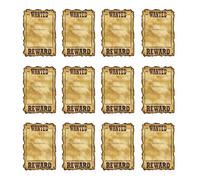 Western Wanted Panneau 12 pièces multicolore