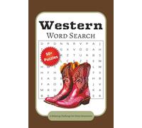 Western Word Search Puzzles: Western Word Search Puzzles with Easy to Read Print about the Cowboys, Wild West, and More | 6x9 inches, 110 Pages | 50+ ... Gift for Vacations, Holidays, and Relaxation