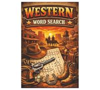 Western Word Search: Word Searches with Easy to Read Print about Western, Cowboys, Mid-West and More| 6 x9 Inches, 100 Pages| 50+ Puzzles... Gift for Vacations, Holidays, and Relaxing| With Solutions