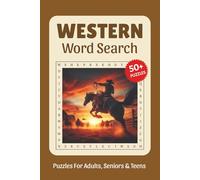 Western Word Search: Word Searches with Easy to Read Print about Westerns, Cowboys, Wild West, Western Wear and More, 6x9,110 pages, Solutions Included, Gift for Vacations, Holidays, and Free Times