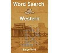 Western Word Search: Word Searches with Easy to Read Print about Wild West, Cowboys, New Frontier, and More | 7x10 inches, 68 pages | 40+ Puzzles ... Gift for Vacations, Holidays and Free Times
