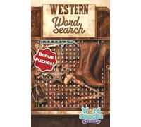 Western Word Search (Word Snacks Edition): 30 Themed Puzzles + 5 Bonus Rodeo Crosswords for On-the-Go Fun, 5 x 8 Pocket Sized Puzzle Book for Teens, ... Fans, Cowboys and Lovers of the Wild West