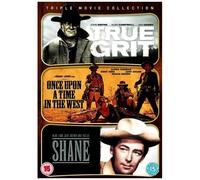 Westerns Triple : True Grit / Once Upon A Time In The West / Shane - Dvd 3 Disques