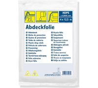 WESTEX Film de protection standard HDPE transparent 4 x 12,5 m