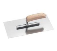 WESTEX Platoir acier inoxydable, poignée bois, 280 x 130 mm