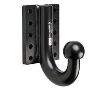 Rotule col de cygne Westfalia à 10 trous - réglable en hauteur / Distance rotule (horizontal) : 112 mm / Distance rotule (vertical) : 34 mm / 62 mm / 90 mm