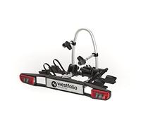 Westfalia Porte-vélos BC 60 pour Attelages | pour 2 Vélos | Adapté aux Vélos Électriques | Pliable