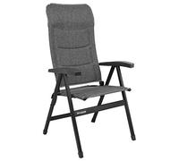 WESTFIELD Chaise Pliante Traveller - Vintage - Gris/Noir - Pliable - en Aluminium - Jusqu'à 140 kg