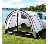 Westfield Outdoors Auvent Canyon 280 x 220 cm avec parois amovibles | Tissu indéchirable 210T, protection UV, étanche 2000 mm, fenêtre panoramique, 6,7 kg, camping-car 190-210 cm
