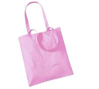 Westford Mill 100% Coton Sac pour La Vie (W101S) - Dames Achats Réutilisable Sac - Rose Classique, Rose, Rose
