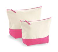 Westford Mill Dipped Base Sac d'accessoires en lin (2 pièces/paquet) RW6664 (L) (Nature/ rose vrai)
