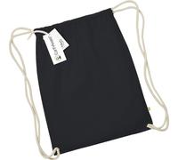 Westford Mill Earth Aware Sac de gym organique PC3229 (taille unique) (Noir/naturel)