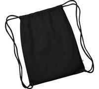 Westford Mill Earthware Organic Sac de gym (13 litres) BC3351 (Taille unique) (Noir/Noir)