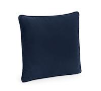 Westford Mill - Housse de Coussin (40 cm x 40 cm x 18 cm) (Beige pâle/Bleu Marine)