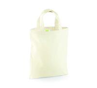 Westford Mill Mini Sac - Dames Client Coton Fourre-Tout Réutilisable Sac - Naturel