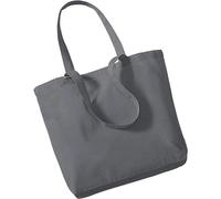 Westford Mill Organic Sac à provisions en coton, 16 litres (2 pièces/paquet) BC4547 (Taille unique) (Anthracite)