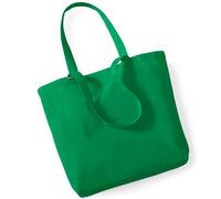 Westford Mill Organic Sac à provisions en coton, 16 litres BC1221 (Taille unique) (Vert Kelly)