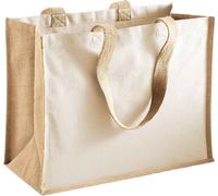Westford Mill - Sac à provisions "Classic", jute PC6263 (taille unique) (Naturel)
