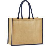 Westford Mill - Sac à provisions "Classic" PC6993 (taille unique) (Naturel/bleu marine)