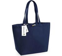 Westford Mill - Sac à provisions "EarthAware Organic Marina" PC4565 (40 cm x 39 cm x 19 cm) (Bleu foncé)