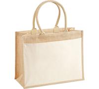 Westford Mill - Sac à provisions, jute RW10214 (taille unique) (Naturel)