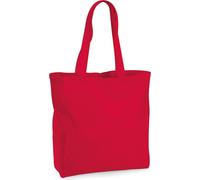 Westford Mill - Sac à provisions "Premium", Maxi, Coton issu de l'agriculture biologique BC5400 (Taille unique) (Rouge)