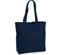 Westford Mill - Sac à provisions "Premium", Maxi, Coton issu de l'agriculture biologique BC5400 (Taille unique) (Bleu foncé)