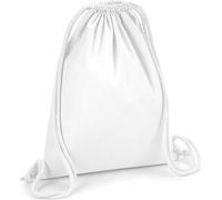 Westford Mill Sac de gym, Coton PC3554 (taille unique) (Blanc)