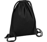 Westford Mill - Sac de gym, coton RW7786 (taille unique) (Noir)