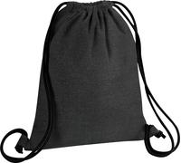 Westford Mill - Sac de gym "Revive", matière recyclée RW8551 (Taille unique) (Noir)