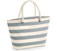 Westford Mill Sac de plage au design marin PC3655 (taille unique) (Naturel/gris)