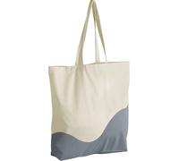 Westford Mill - Sac de transport, motif ondulé RW10674 (taille unique) (Naturel/Bleu Gris)