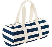 Westford Mill - Sac de voyage "Nautical" BC5626 (Taille unique) (Naturel/bleu marine)