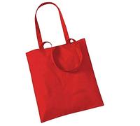 Westford Mill WM101BRED Wm101 Sac Promo pour la Vie Rouge Vif Taille Unique Mixte