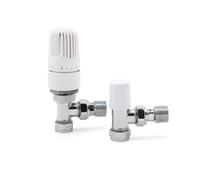 Westherm Classic TRV Lot de 2 valves thermostatiques pour radiateur avec verrou 15/10 mm