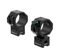 WestHunter Optics 120 MOA Anneaux de lunette à queue d'aronde réglable en hauteur | Tube de 34 mm, noir