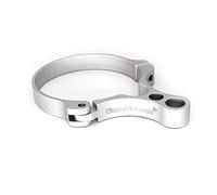 WestHunter Optics 46 mm Riflescope Switchview Throw Levers | with Notch, Silver