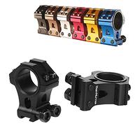 WestHunter Optics Dovetail Scope Rings, 1 inch 30 mm Tactical Precision Scope Mount | High Profile, Black