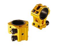 WestHunter Optics Dovetail Scope Rings, 1 inch 30 mm Tactical Precision Scope Mount | High Profile, Gold