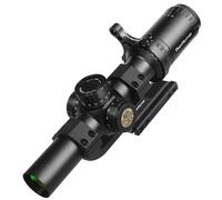 WestHunter Optics HD 1.2-6x24 IR FFP Compact Riflescope, 30mm Tube First Focal Plane Tactical Shooting Scope with Illuminated 1/2 MOA Reticle | Picatinny Shooting Kit A