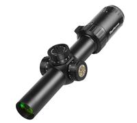 WestHunter Optics HD 1.2-6x24 IR FFP Compact Riflescope, 30mm Tube First Focal Plane Tactical Shooting Scope with Illuminated 1/2 MOA Reticle | Only Optics