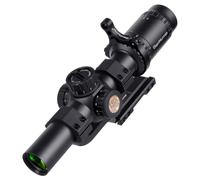 WestHunter Optics HD 1-6x24 IR Riflescope, 30mm Tube Red Green Illuminated Reticle Second Focal Plane Tactical Precision 1/5 MIL Shooting Scope | Reticle-A, Picatinny Shooting Kit A