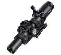 WestHunter Optics HD 1-6x24 IR Riflescope, 30mm Tube Red Green Illuminated Reticle Second Focal Plane Tactical Precision 1/5 MIL Shooting Scope | Reticle-A, Picatinny Shooting Kit A