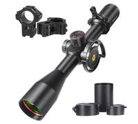WestHunter Optics HD 4-16x44 SFP Lunette de visée, tube de 30 mm, deuxième plan focal, lunette de tir tactique 1/10 MIL | Kit de tir à queue d'aronde B