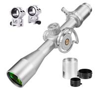 WestHunter Optics HD-N 4-16x44 FFP Scope, 30 mm Tube First Focal Plane Etched Glass Reticle 1/4 MOA Precision Shooting Scopes | Picatinny Kit B