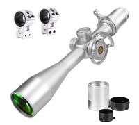 WestHunter Optics HD-N 6-24x50 FFP Scope, 30 mm Tube First Focal Plane Etched Glass Reticle 1/8 MOA Precision Shooting Scopes | Dovetail Kit B