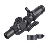 WestHunter Optics HD-S 1.2-6x24 Compact Riflescope, 30mm Tube Mil-Dot Reticle Second Focal Plane Turret Reset Lock Tactical Shooting Scope | Picatinny Shooting Kit A