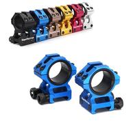 WestHunter Optics Picatinny Scope Rings, 1 inch 30 mm Tactical Precision Scope Mount | Low Profile, Blue