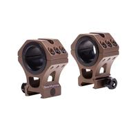 WestHunter Optics Precision 20mm Picatinny Scope Rings, 1 inch 30 mm 34 mm Universal Tactical Scope Mount | Brown